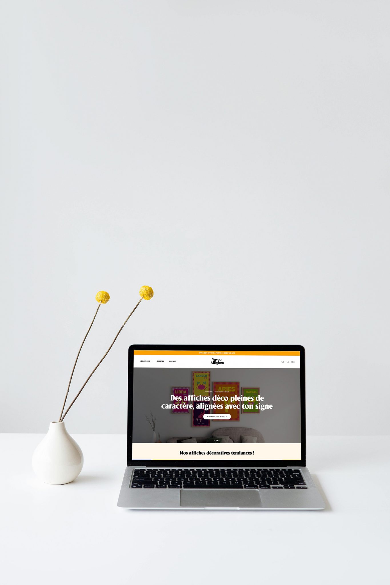 Site e-commerce WordPress WooCommerce Vavoo Affiches – affiches décoratives tendance