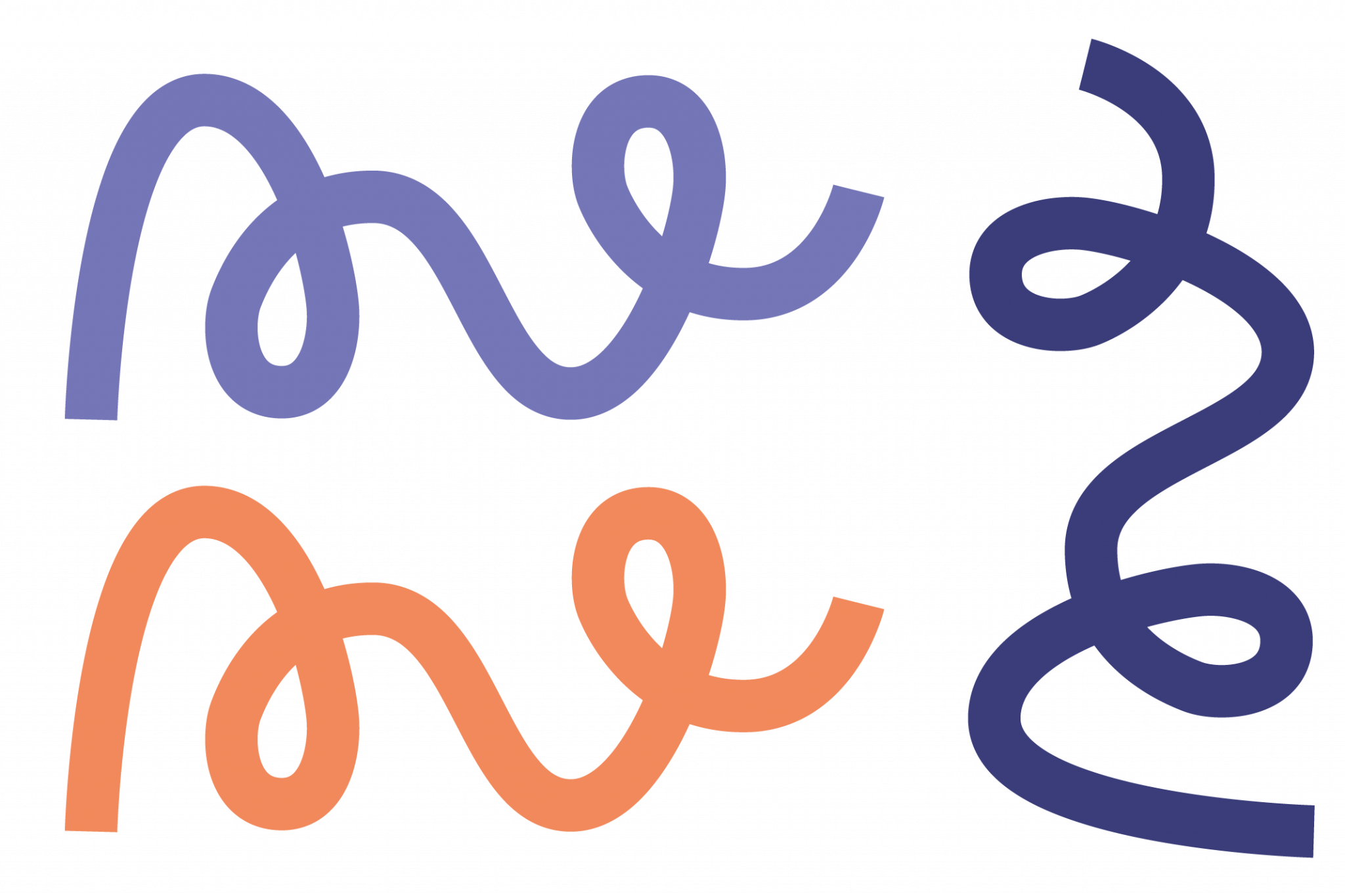 Motif graphique de l’identité visuelle Vavoo Studio – création site internet à Aubagne