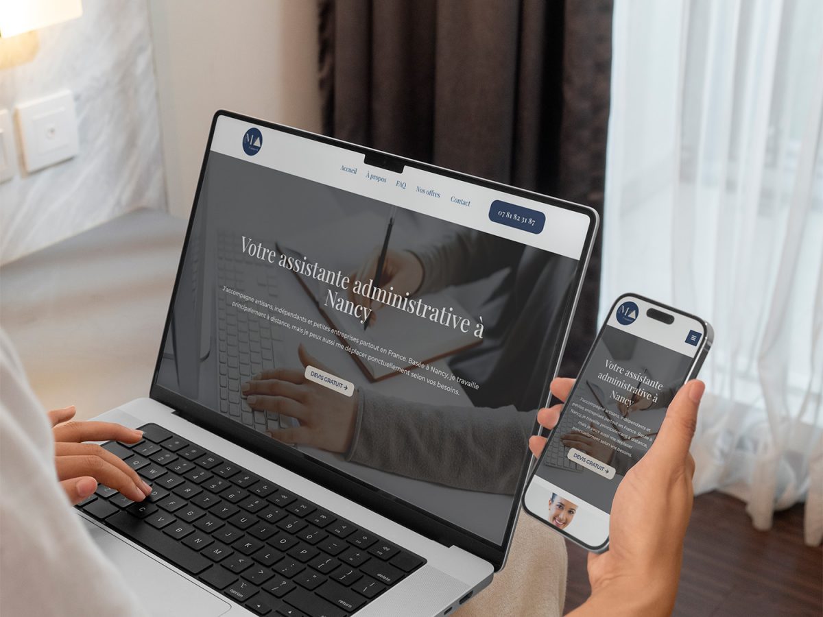 Site internet – Assistante administrative