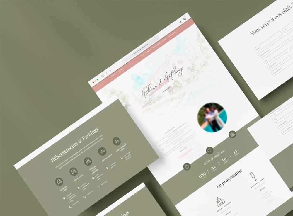 Création site internet mariage – WordPress