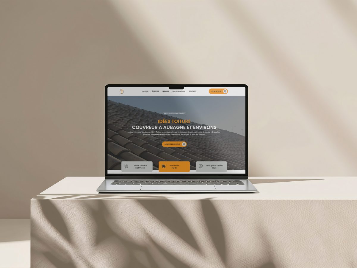 Site vitrine – Idées Toiture